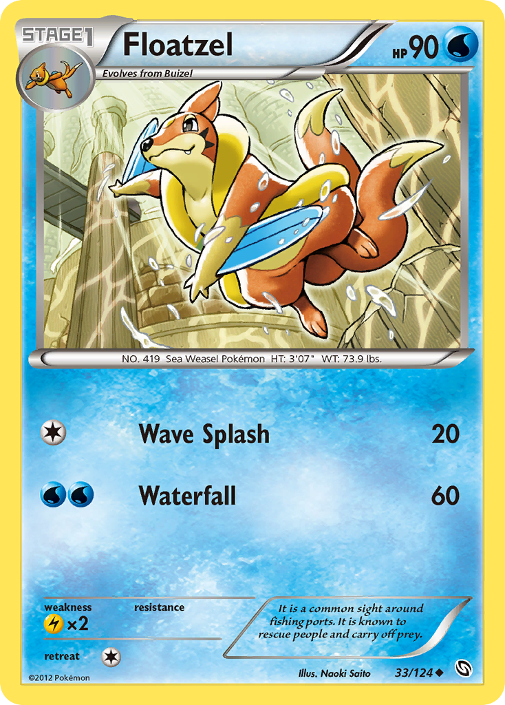 Dragons Exalted Floatzel #33/124
